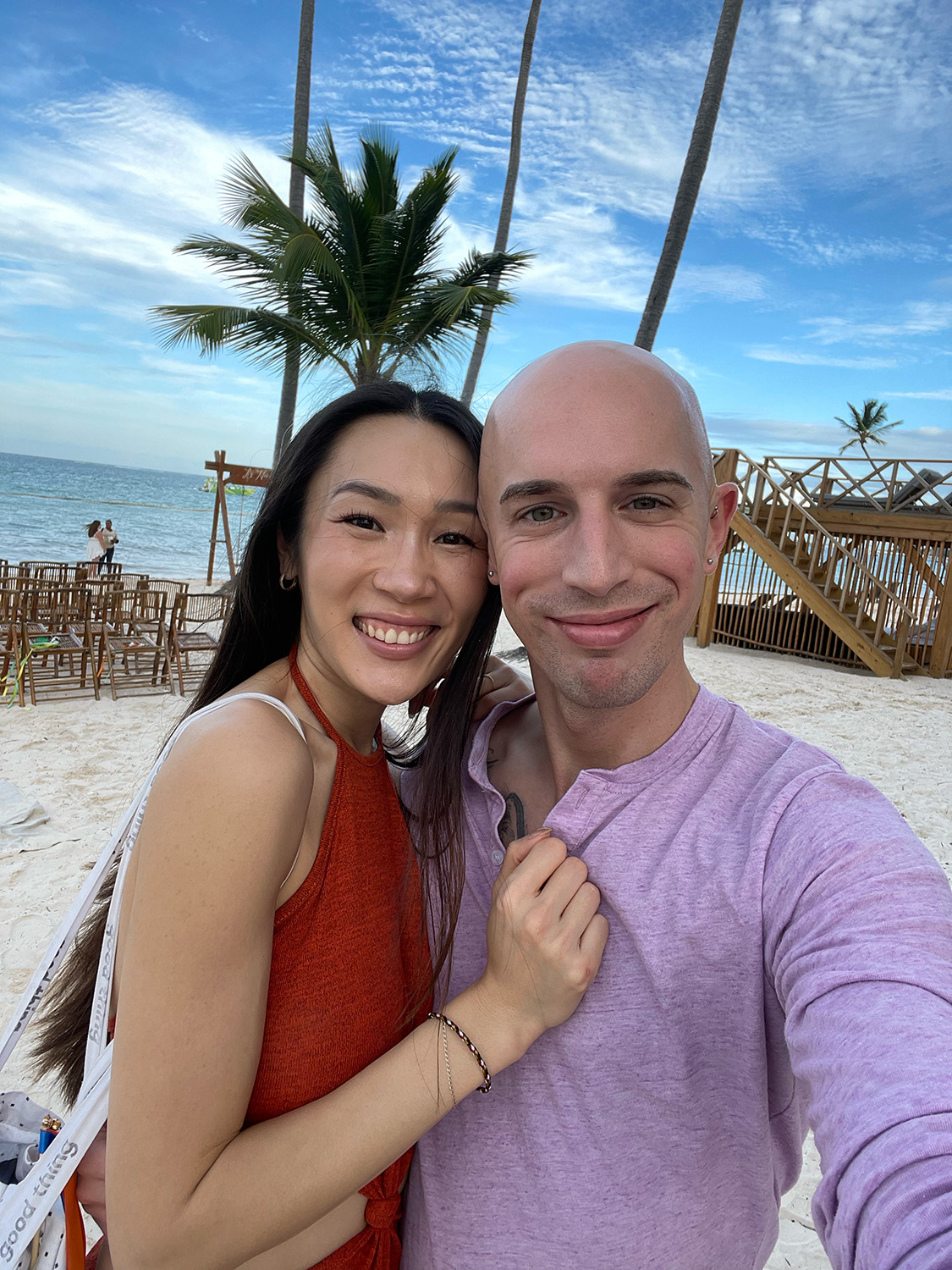 Adrian and his fiancée, Chenny
